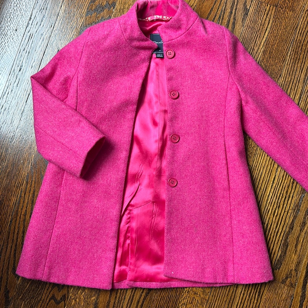 Oscar de la Renta girls wool jacket 4y
